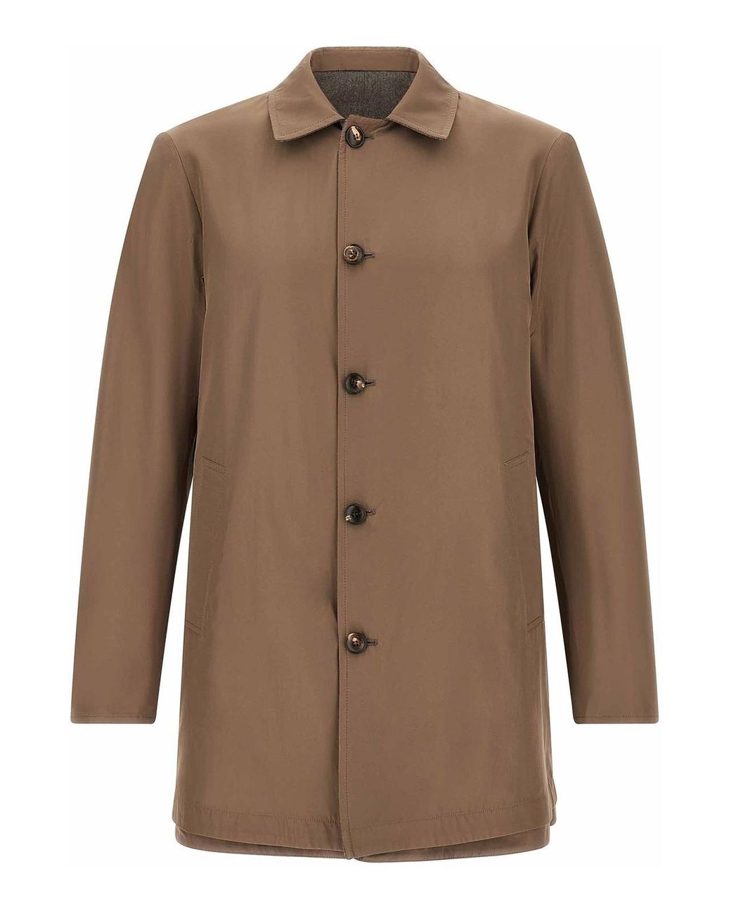 Pal Zileri Gray Reversible Waterproof for men