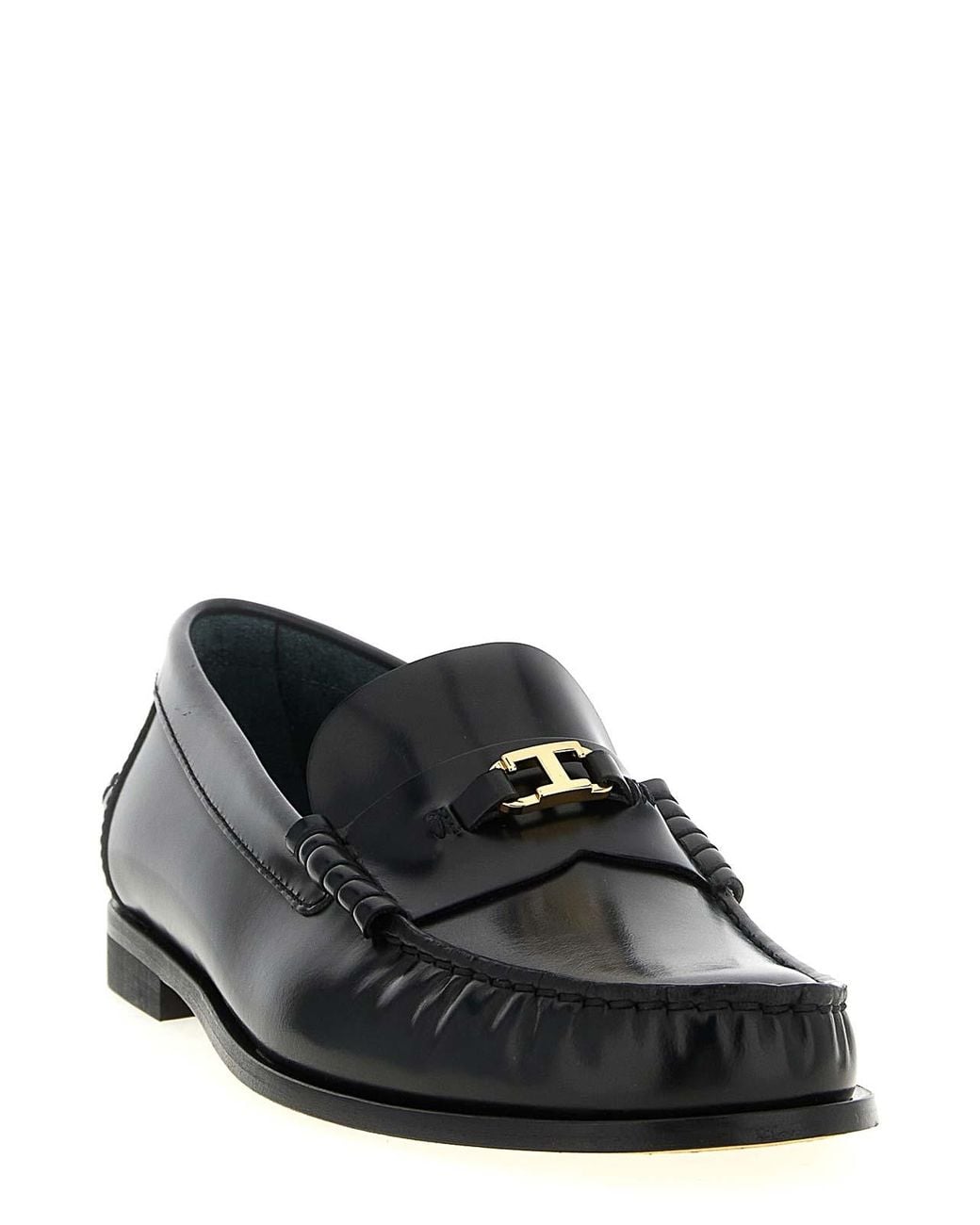 Tod's Black T Timeless Loafers