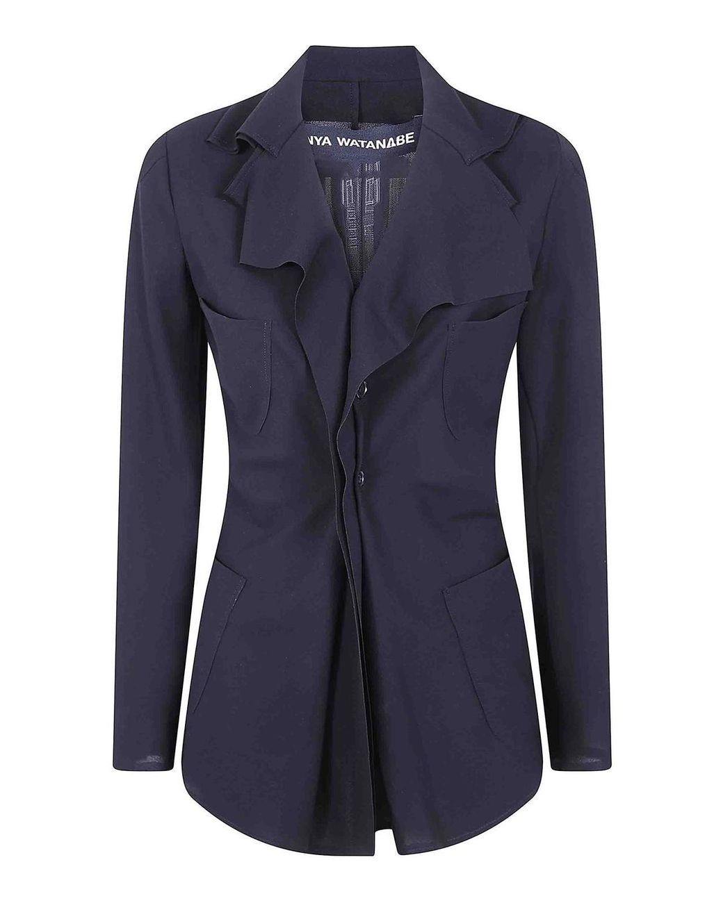 Junya Watanabe Blue One Botton Blazer Jacket