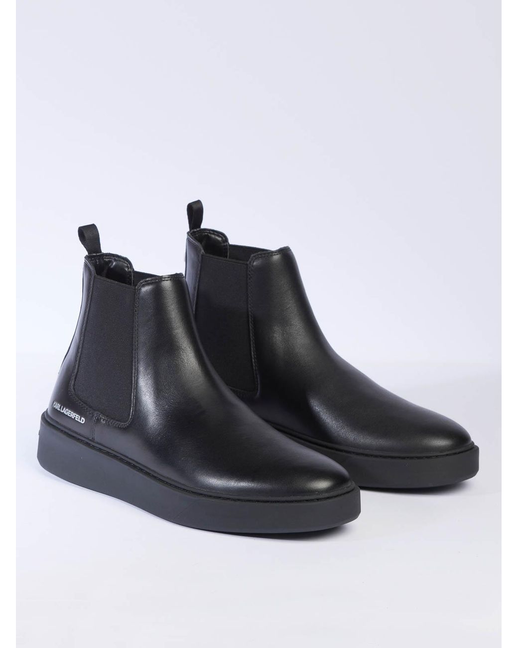 Karl Lagerfeld Black Flint Mid Cut Gore for men