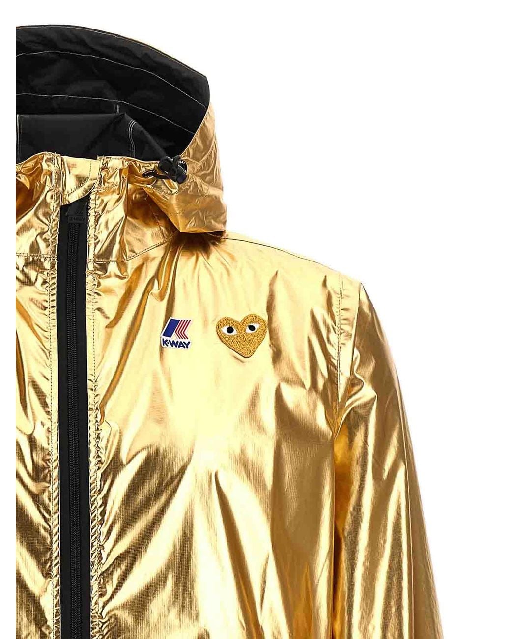 COMME DES GARÇONS PLAY Metallic X K-Way Jacket