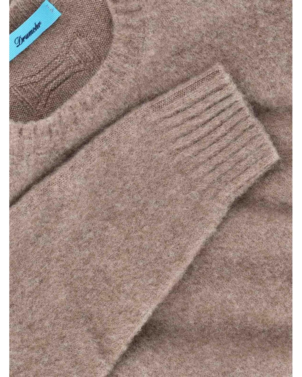 Drumohr Natural Wool Sweater for men