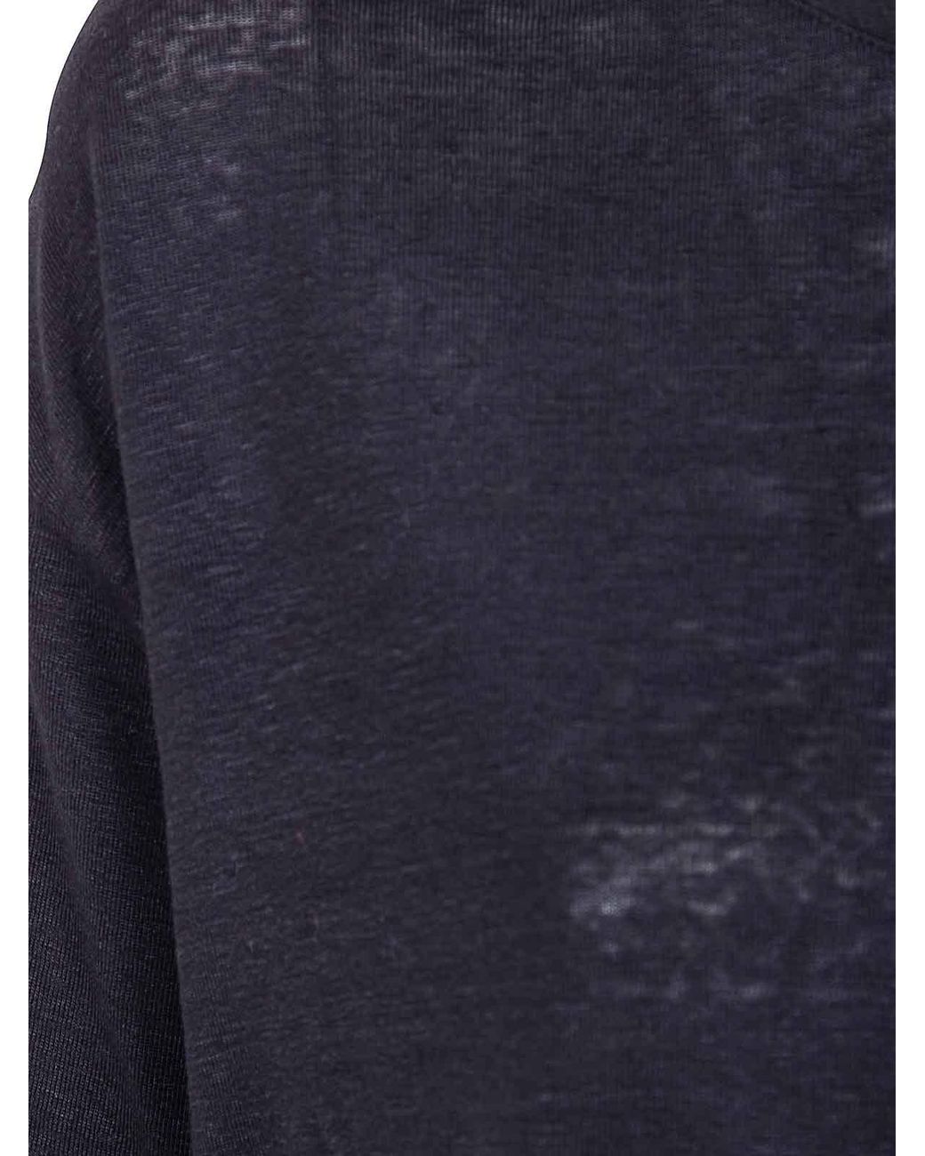 Ma'ry'ya Blue Lino Stretch T-Shirt