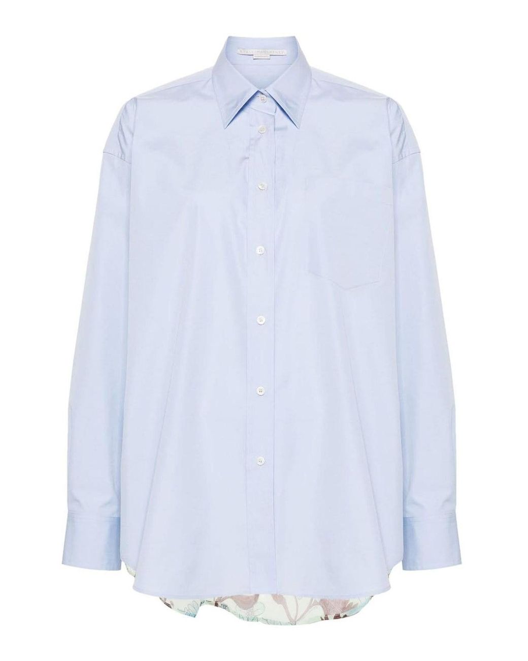 Stella McCartney White Floral Print Shirt