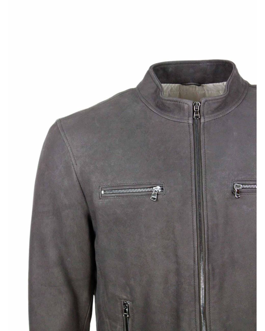 Barba Napoli Gray Jacket for men