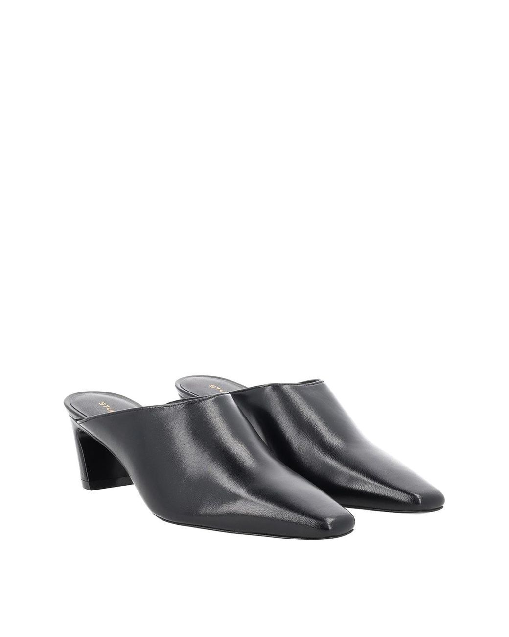Stuart Weitzman Gray Mule With Heel