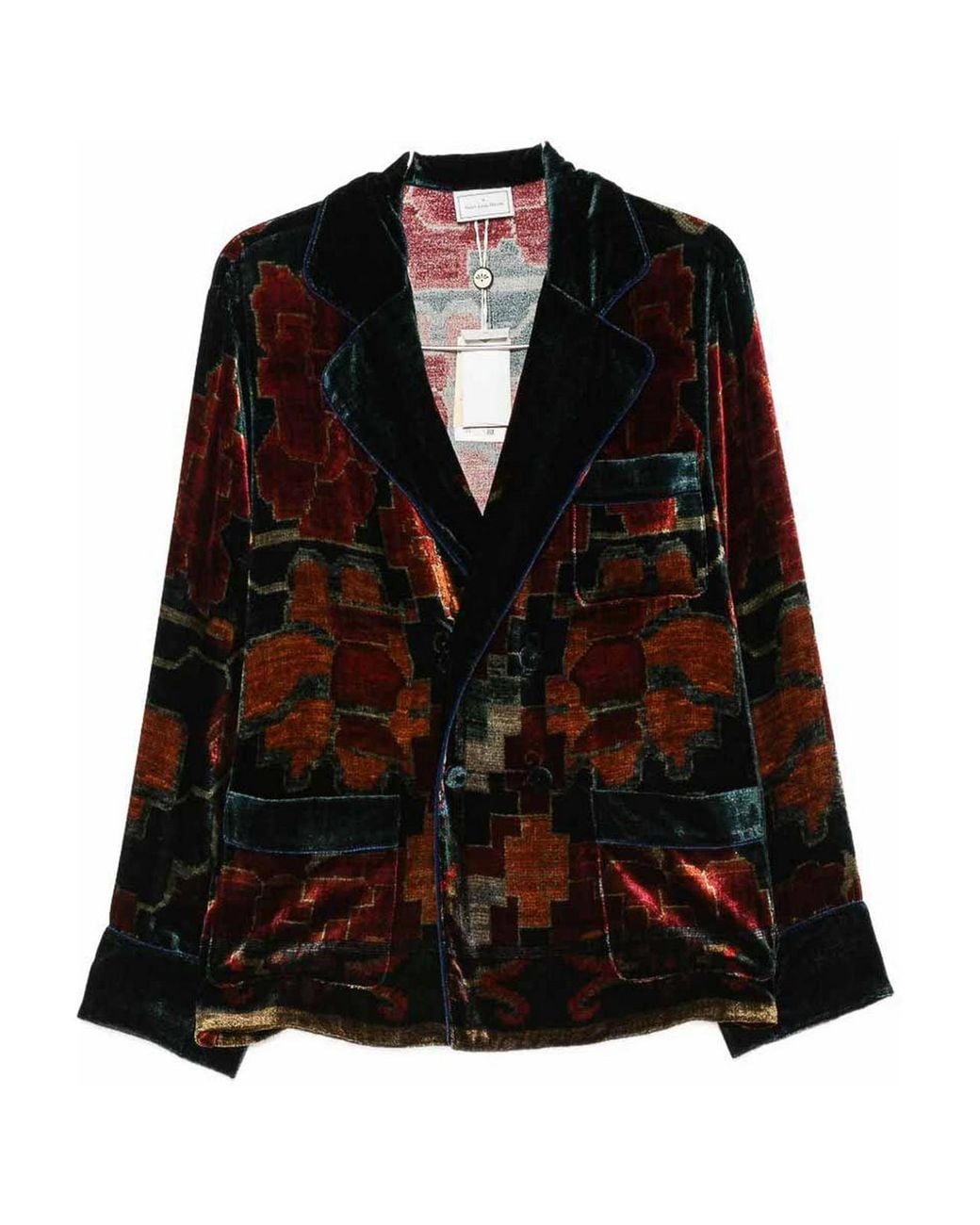 Pierre Louis Mascia Black Single-Breasted Blazer Jacket