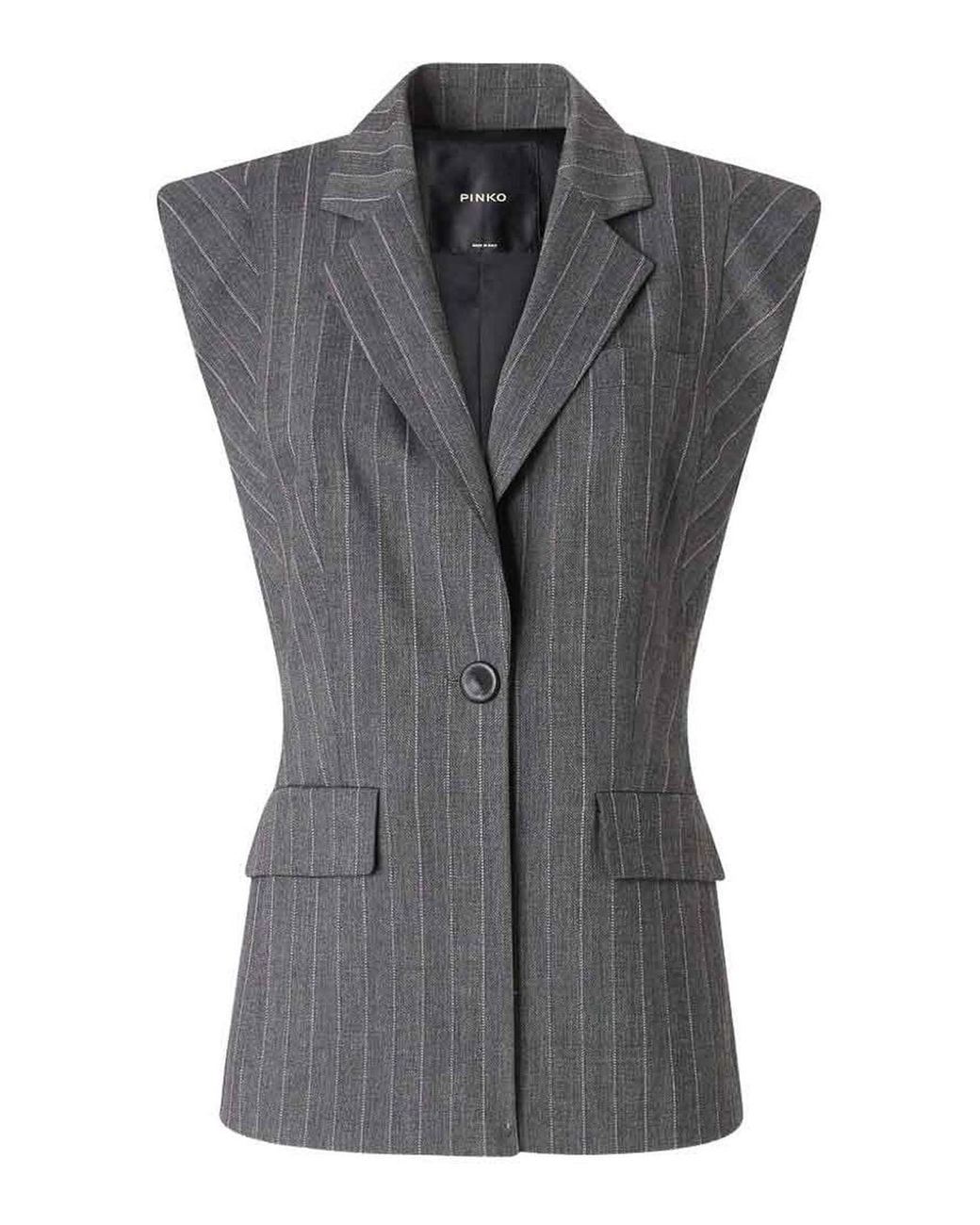 Pinko Gray Genista Vest