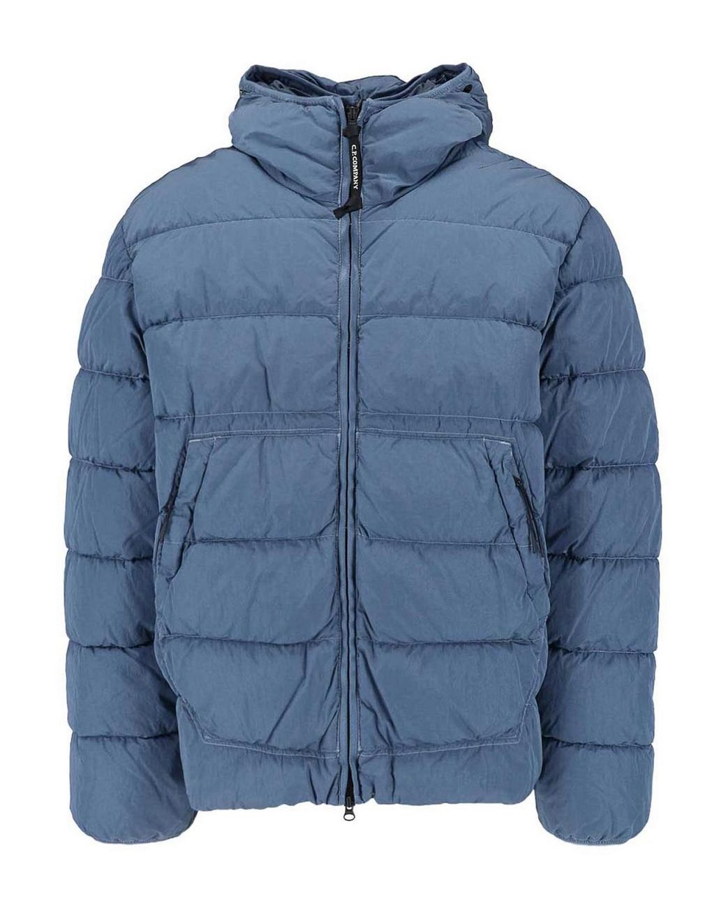 C P Company Blue Padded Down Jacket for men