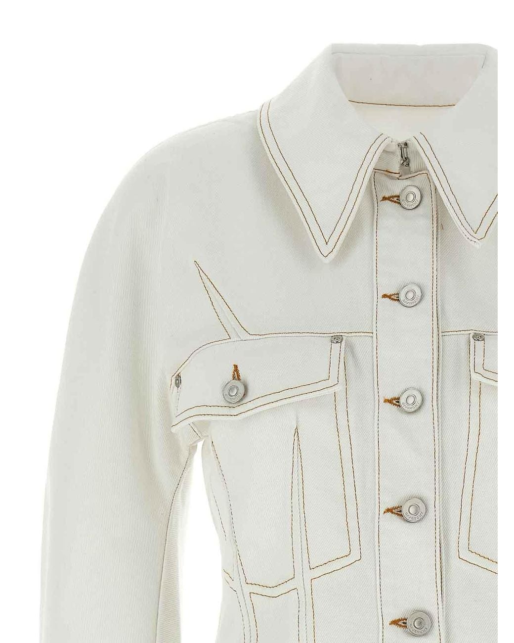 Givenchy White Denim Jacket