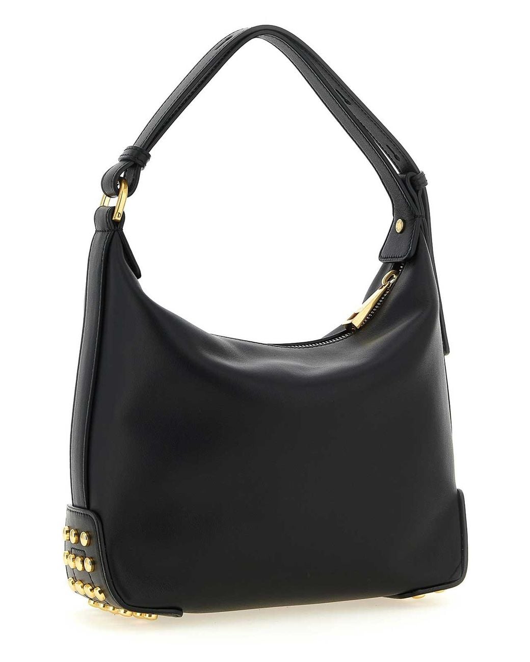 Tod's Black Metal Dots Mini Shoulder Bag