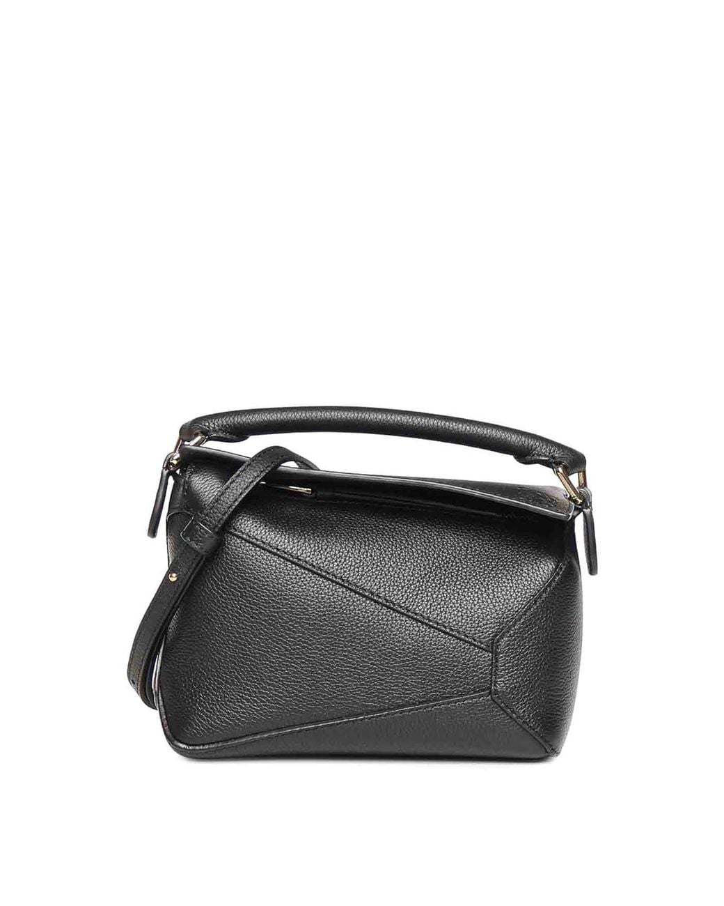Loewe Black Puzzle Edge Mini Calfskin Bag