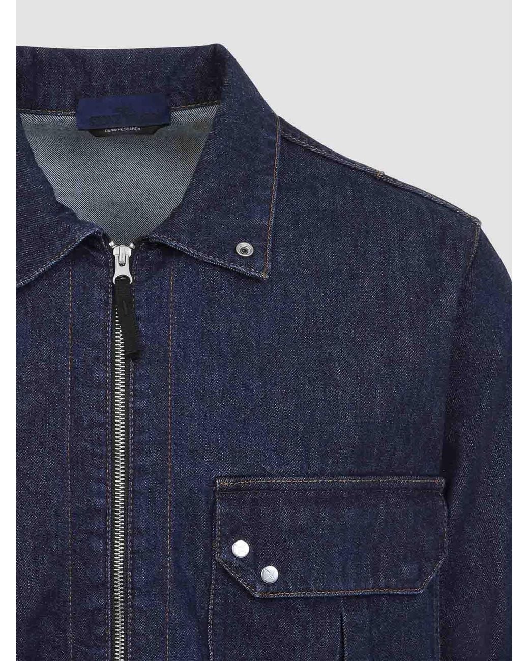 Stone Island Blue Jacket Shirt for men