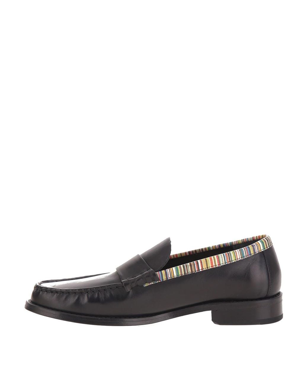 Paul Smith Black Cassini Signature Stripe Loafers