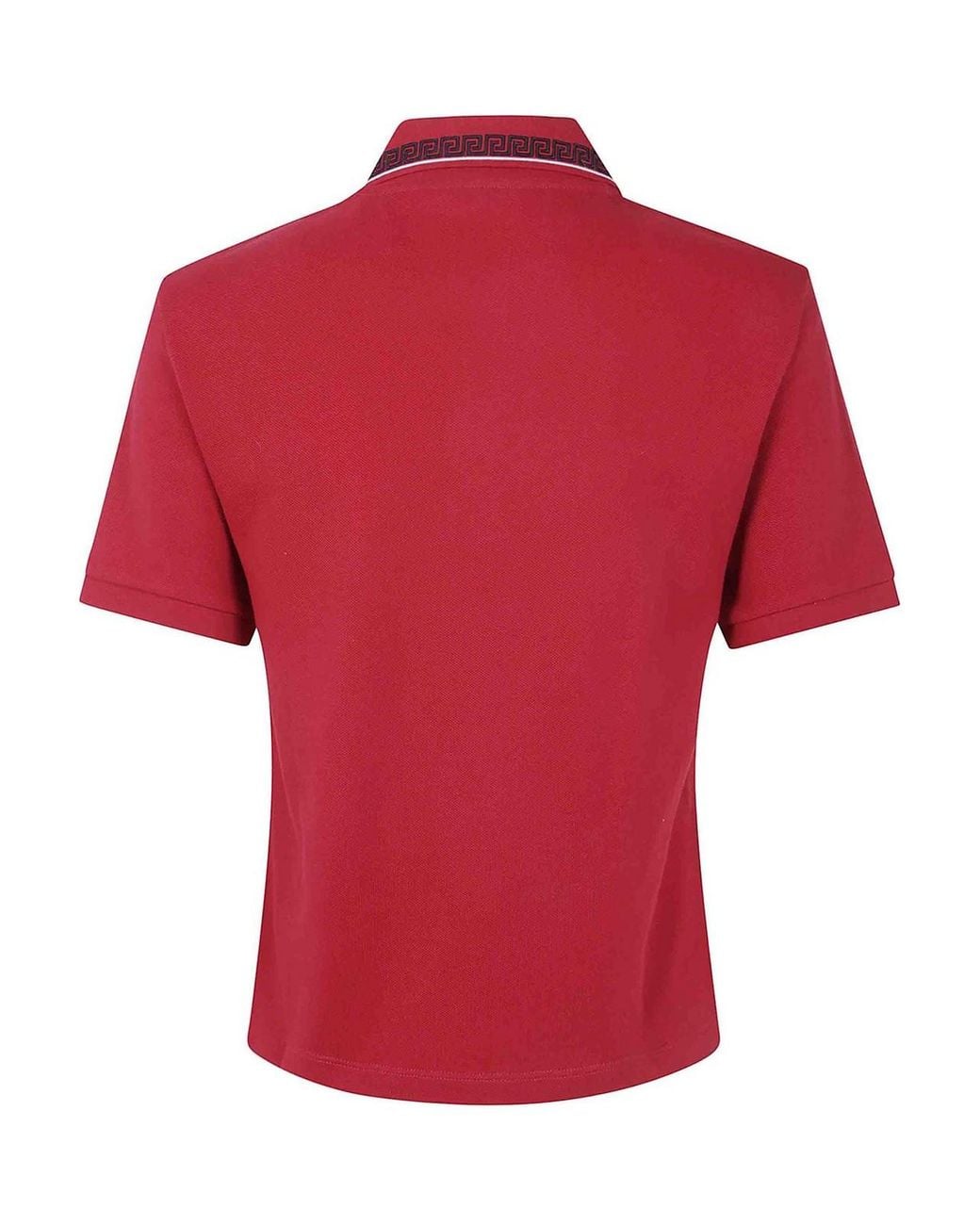 Versace Red Polo Piquet