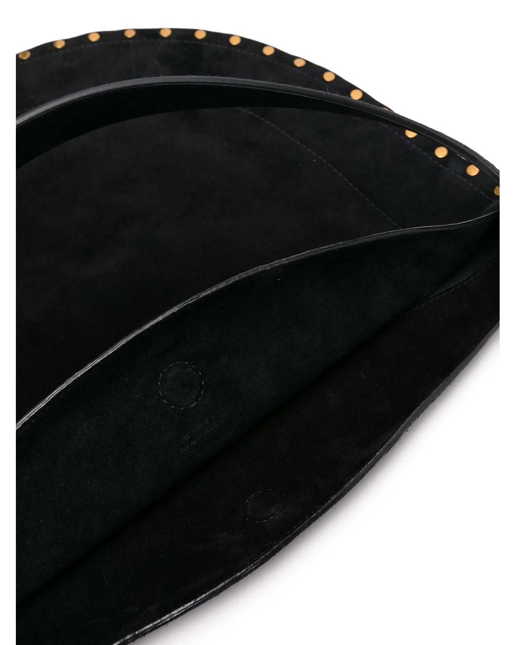 Isabel Marant Black Oskan Hobo Soft Suede Bag