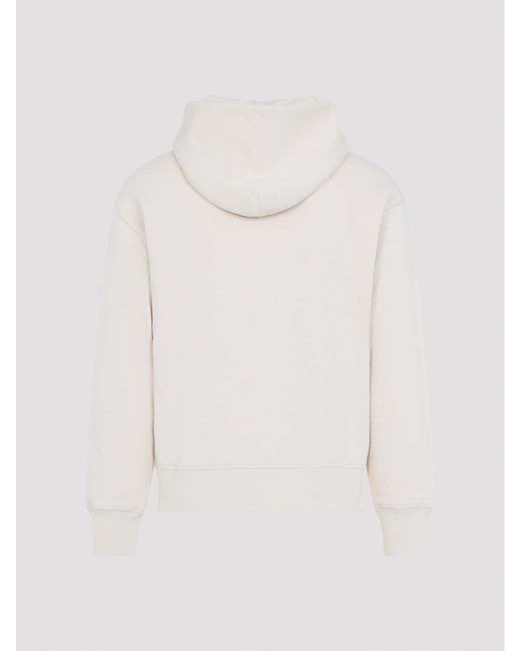 Moncler White Grenoble Sweater Hoodie for men