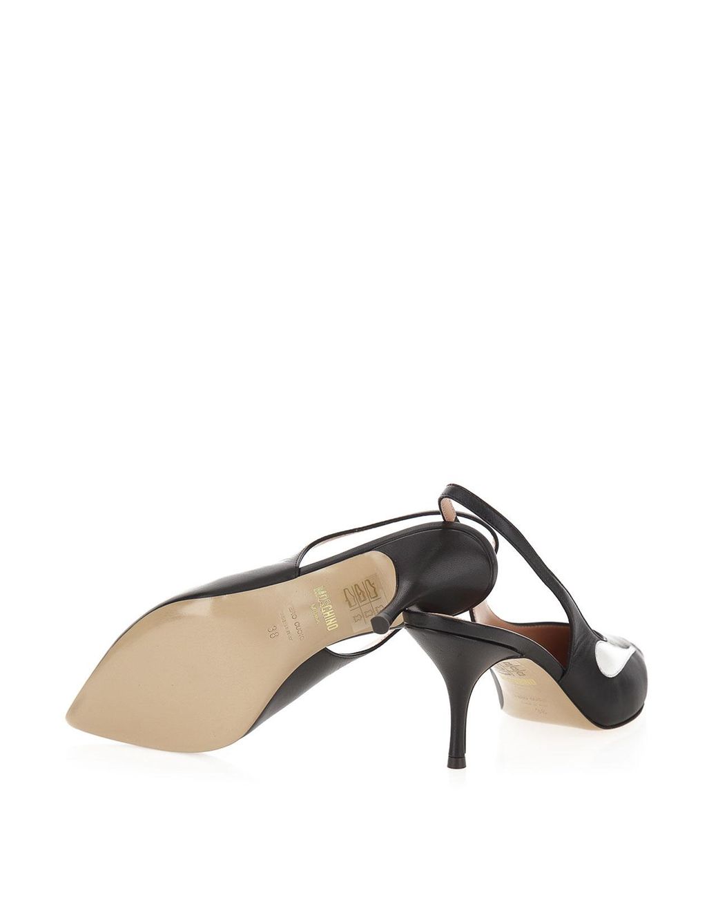 Moschino Metallic Nappa Singback