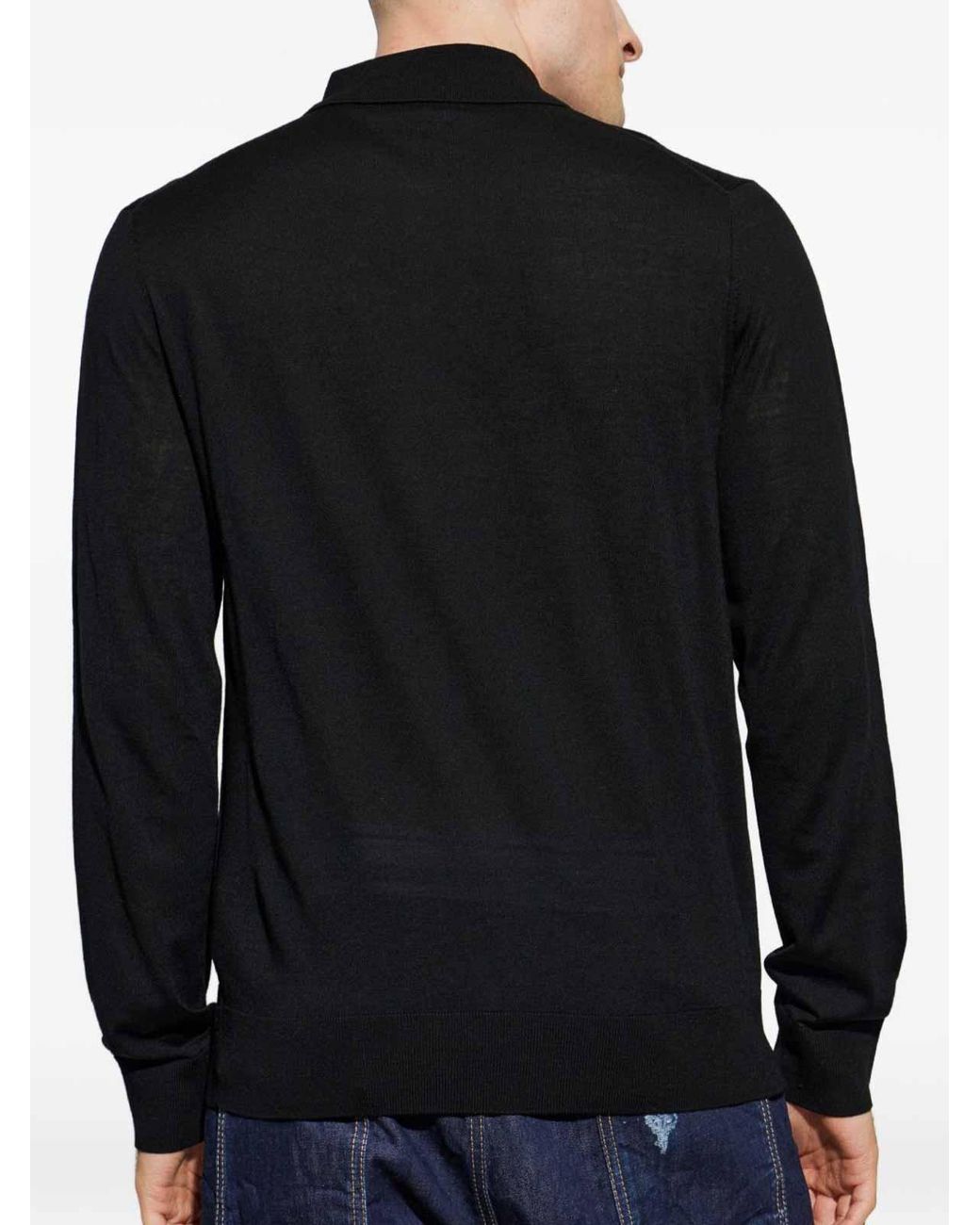 Suéter Cuello Redondo DSquared² de hombre de color Black