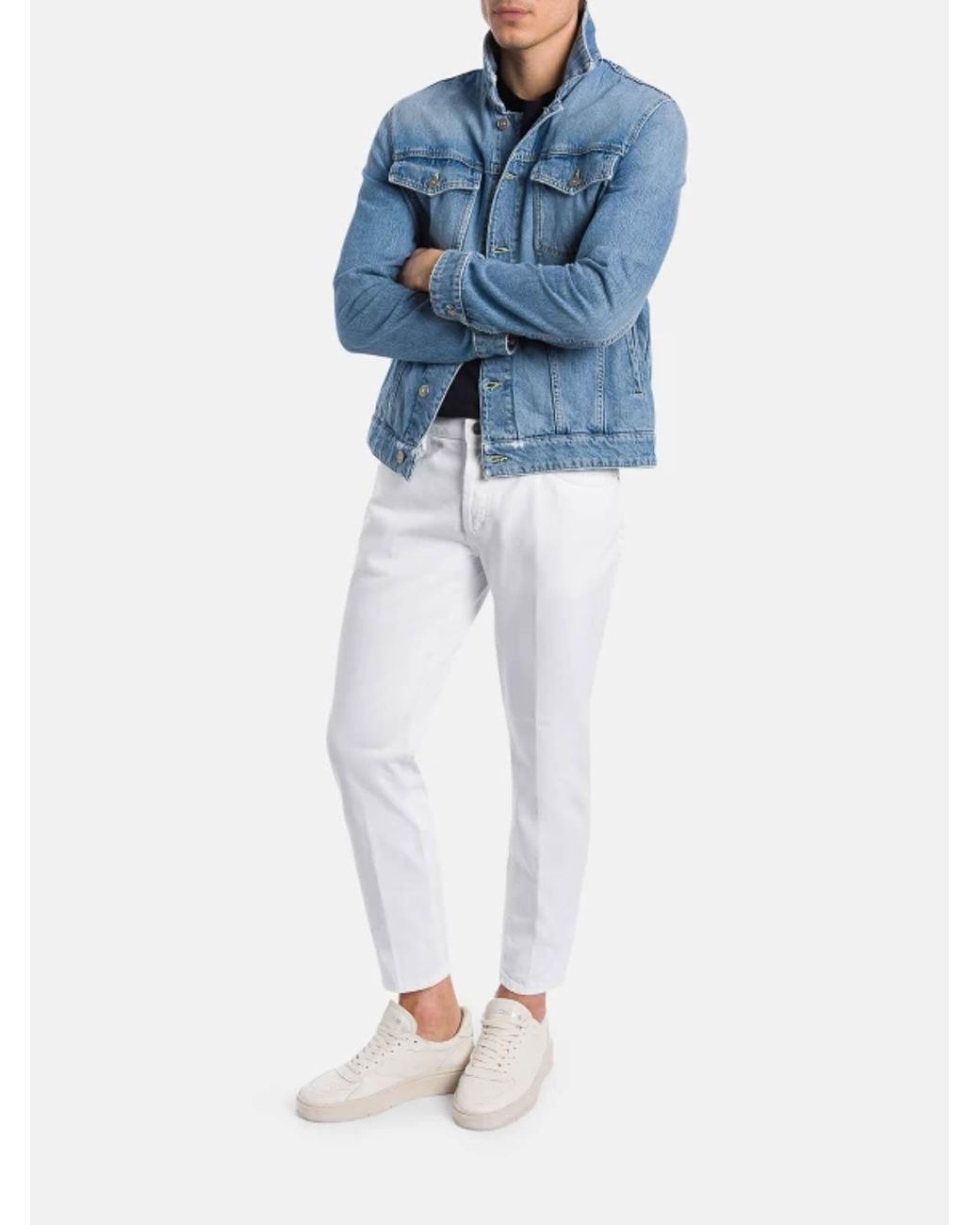 Dondup Blue Denim Jacket for men