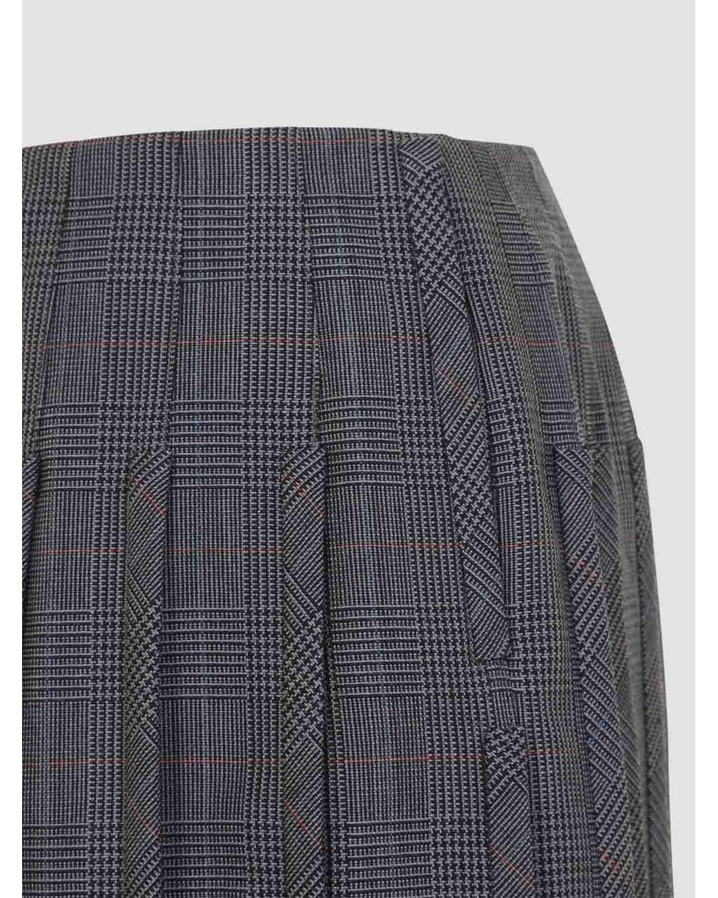 Mini Jupe Thom Browne en coloris Gray