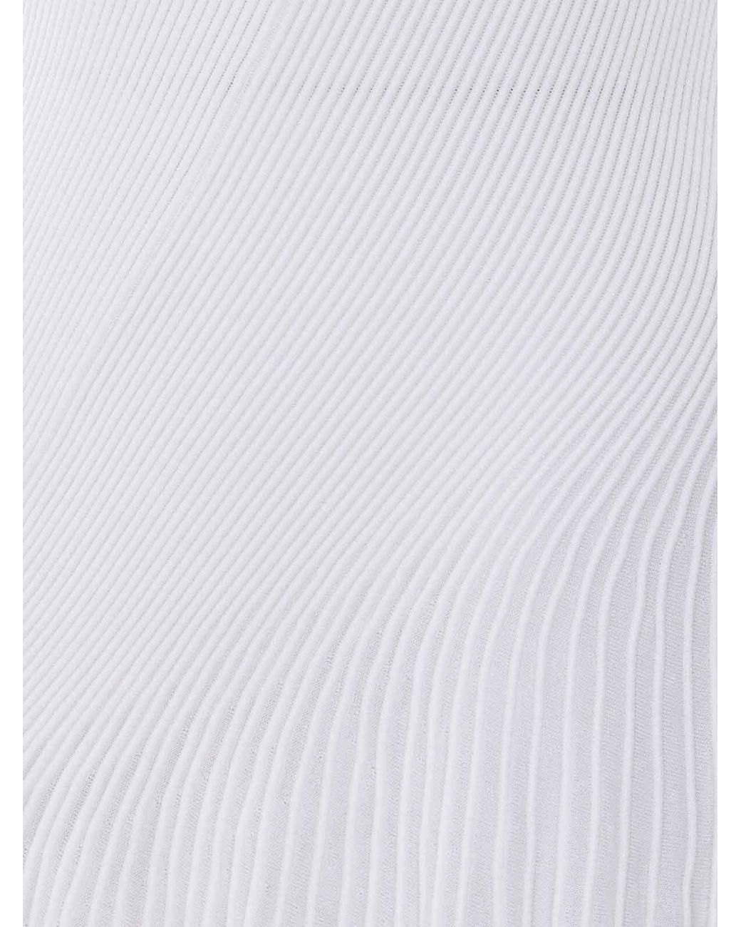 Alaïa White Alaia Twisted Dress