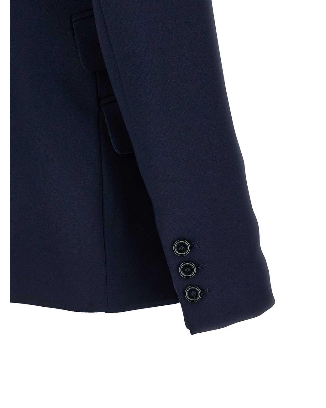 Elisabetta Franchi Blue Light Crpe Blazer