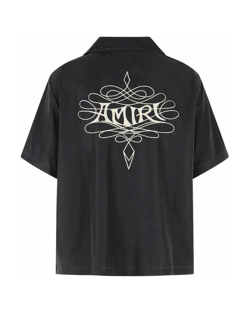 Amiri Black Lasso Polyester Blend Shirt for men