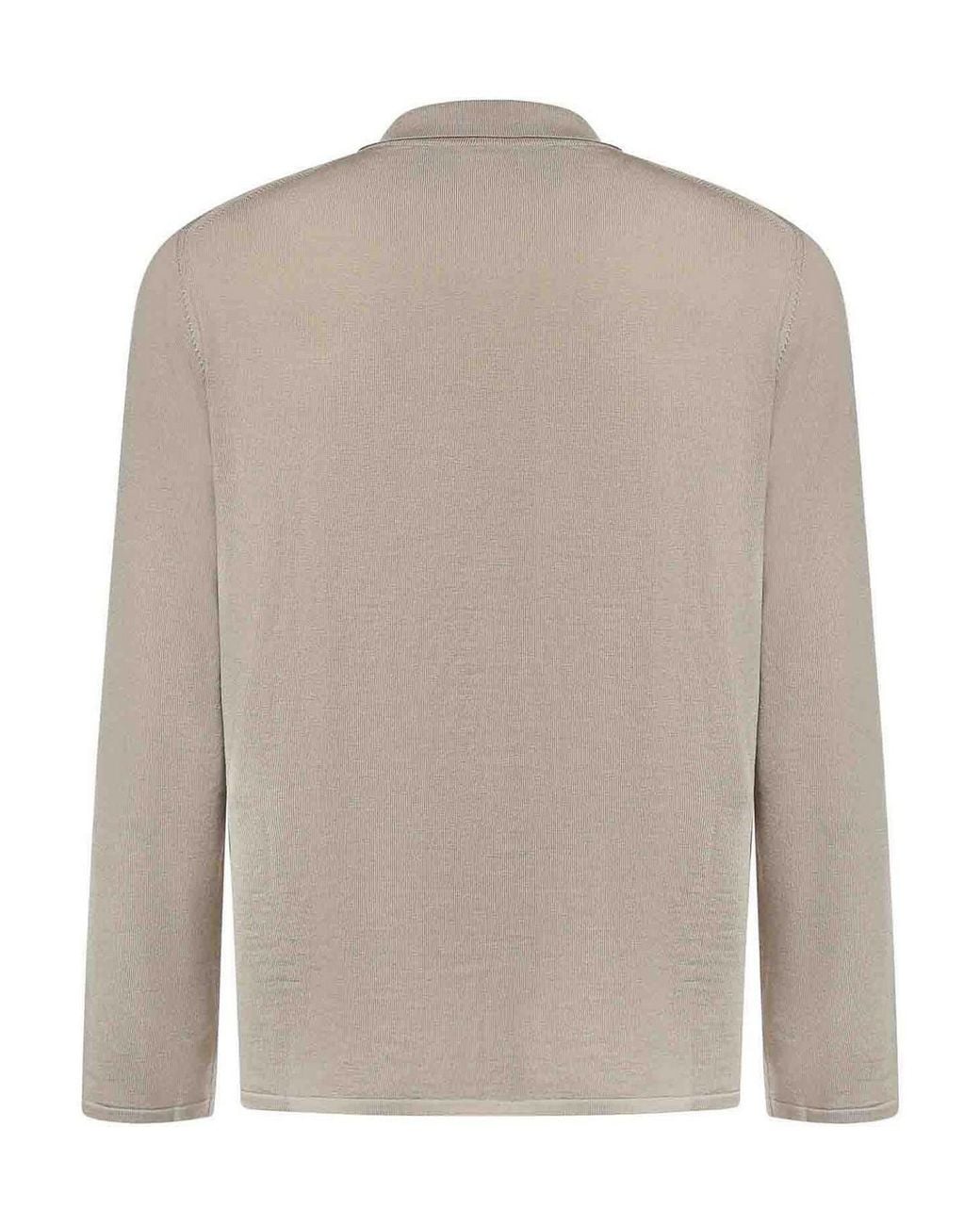 Valentino Garavani Natural Vlogo Signature Wool Polo for men