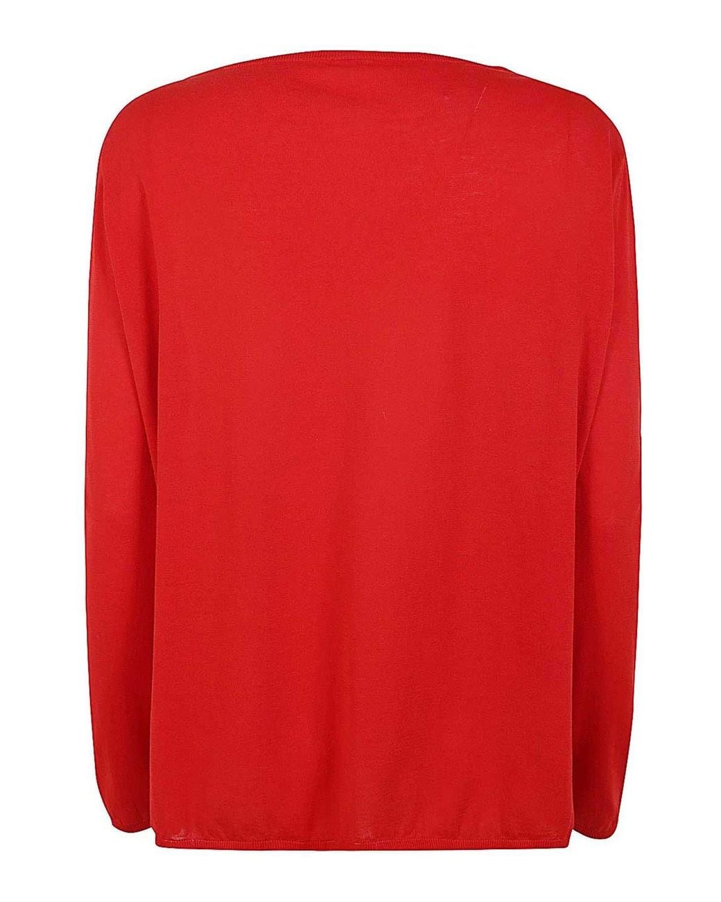 Pull À Col V Apuntob en coloris Red