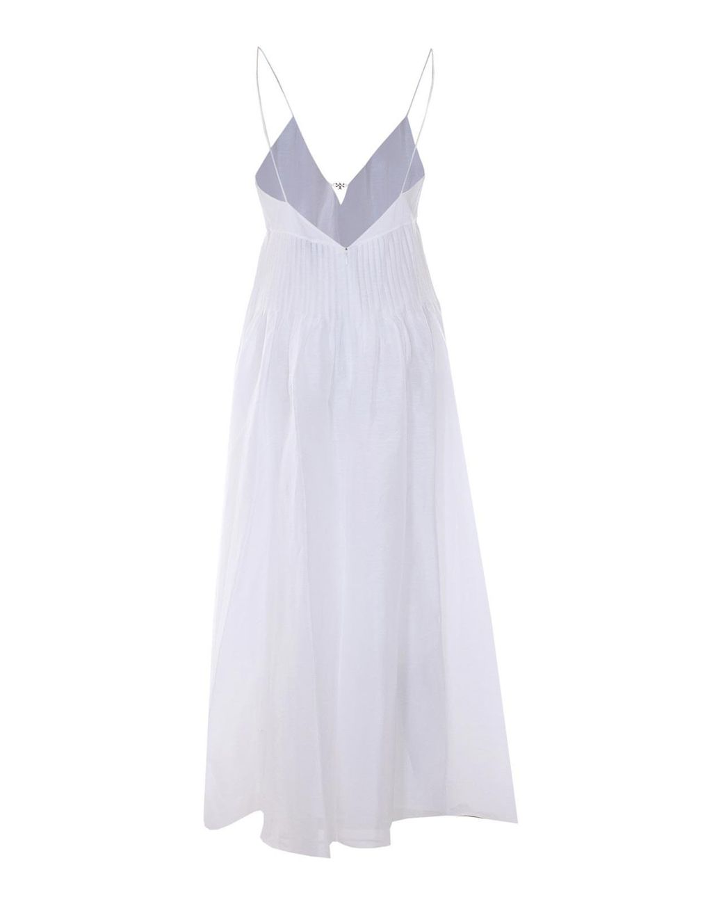 Tory Burch White Waisted Linen Dress