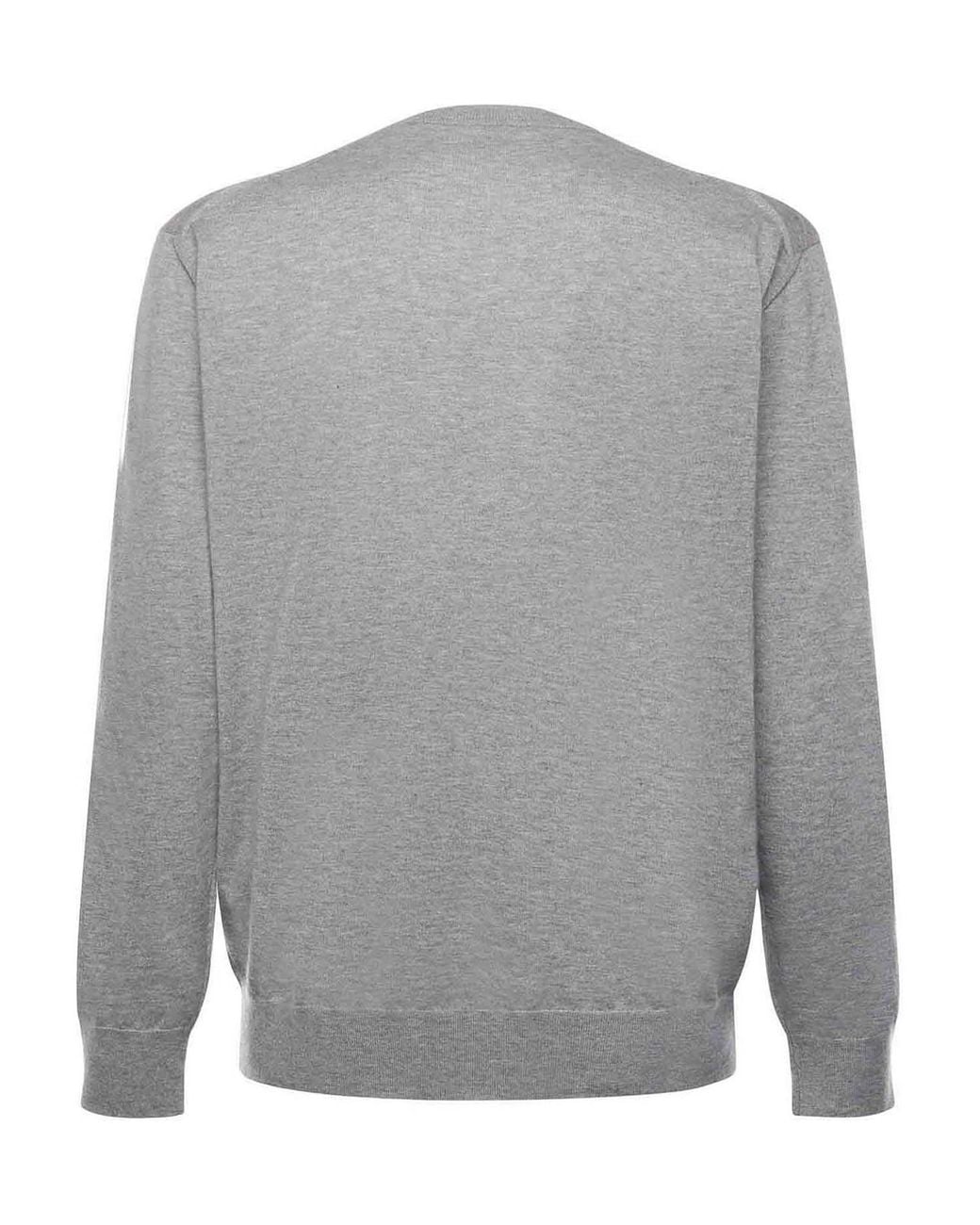 Pull À Col Rond Eleventy pour homme en coloris Gray