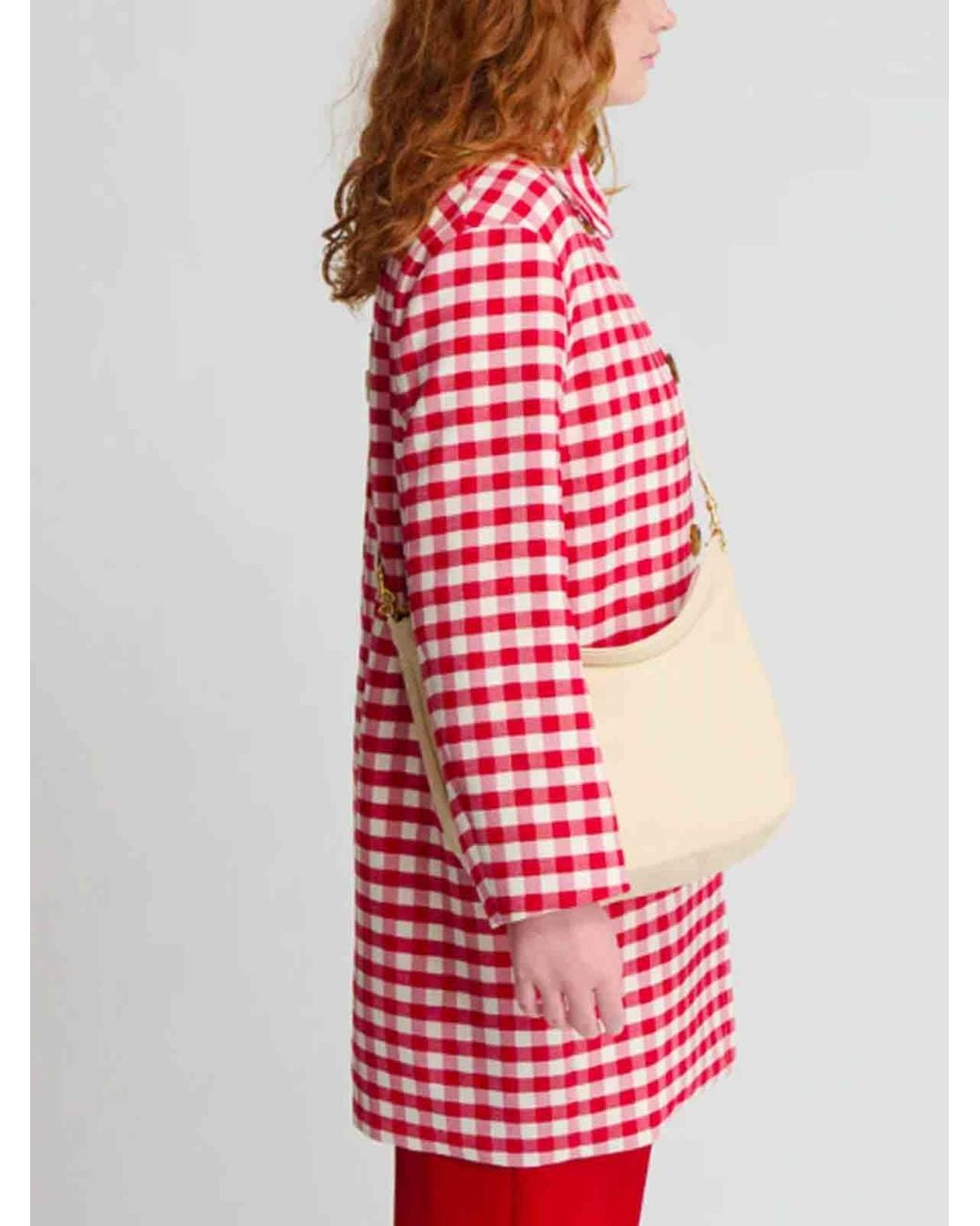 Mansur Gavriel White Swing Bag