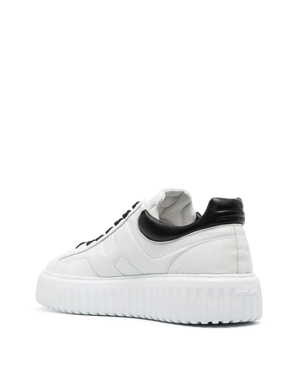 Hogan White H-stripes Low-top Sneakers for men
