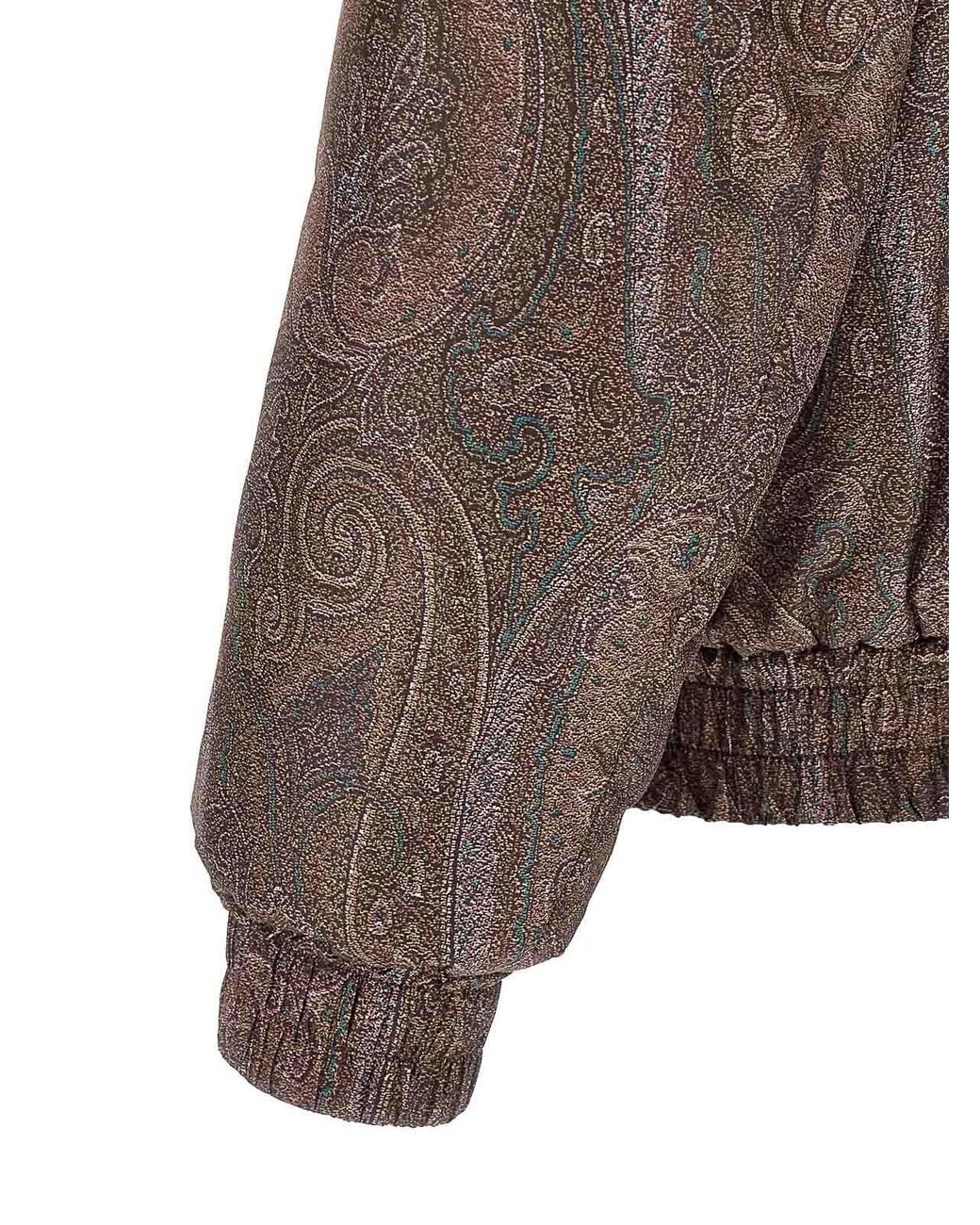 Etro Brown Arnica' Bomber Jacket for men