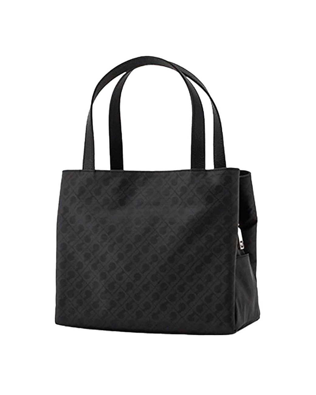 Gherardini Black Top Handle Medium Bag