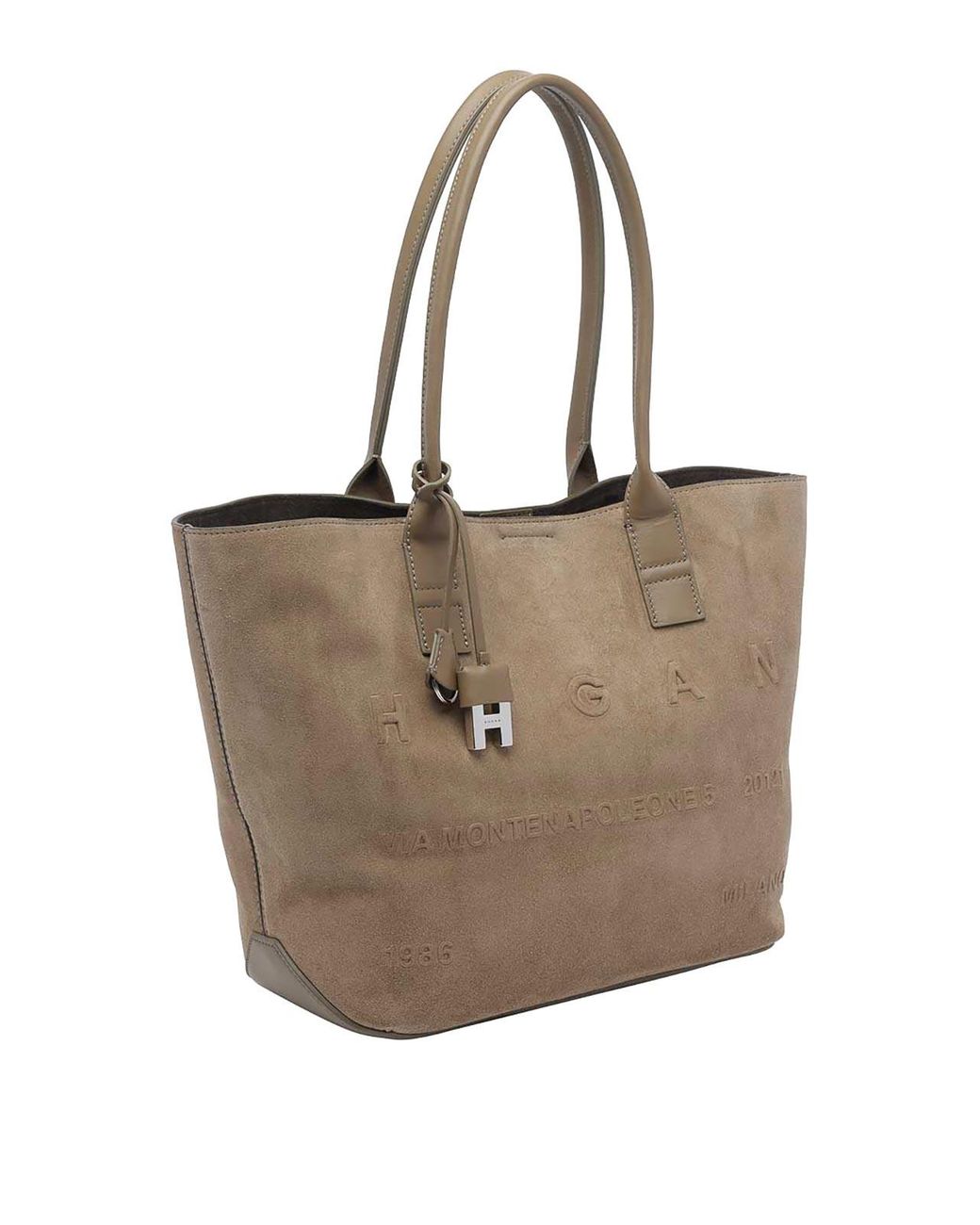 Hogan Natural Small Address Shopping Bag