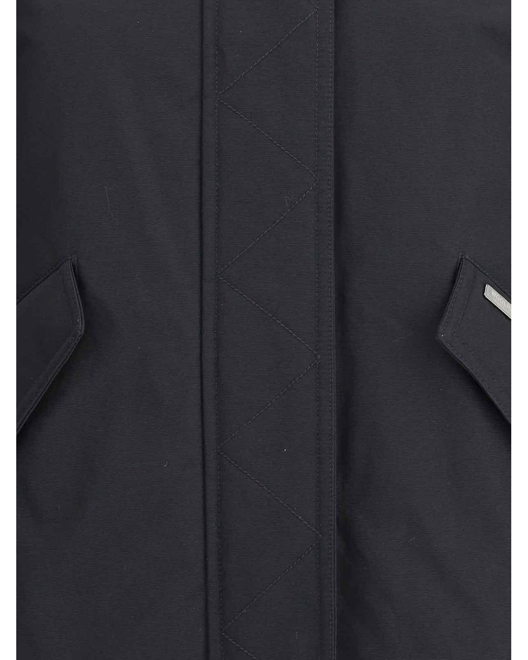 Woolrich Black Hooded Puffer Jacket