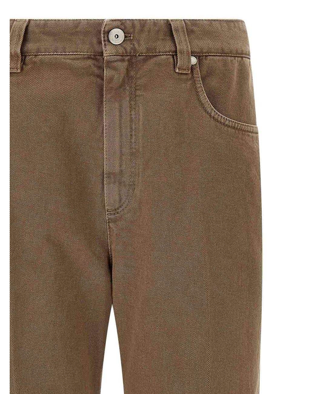 Brunello Cucinelli Natural Denim Pants