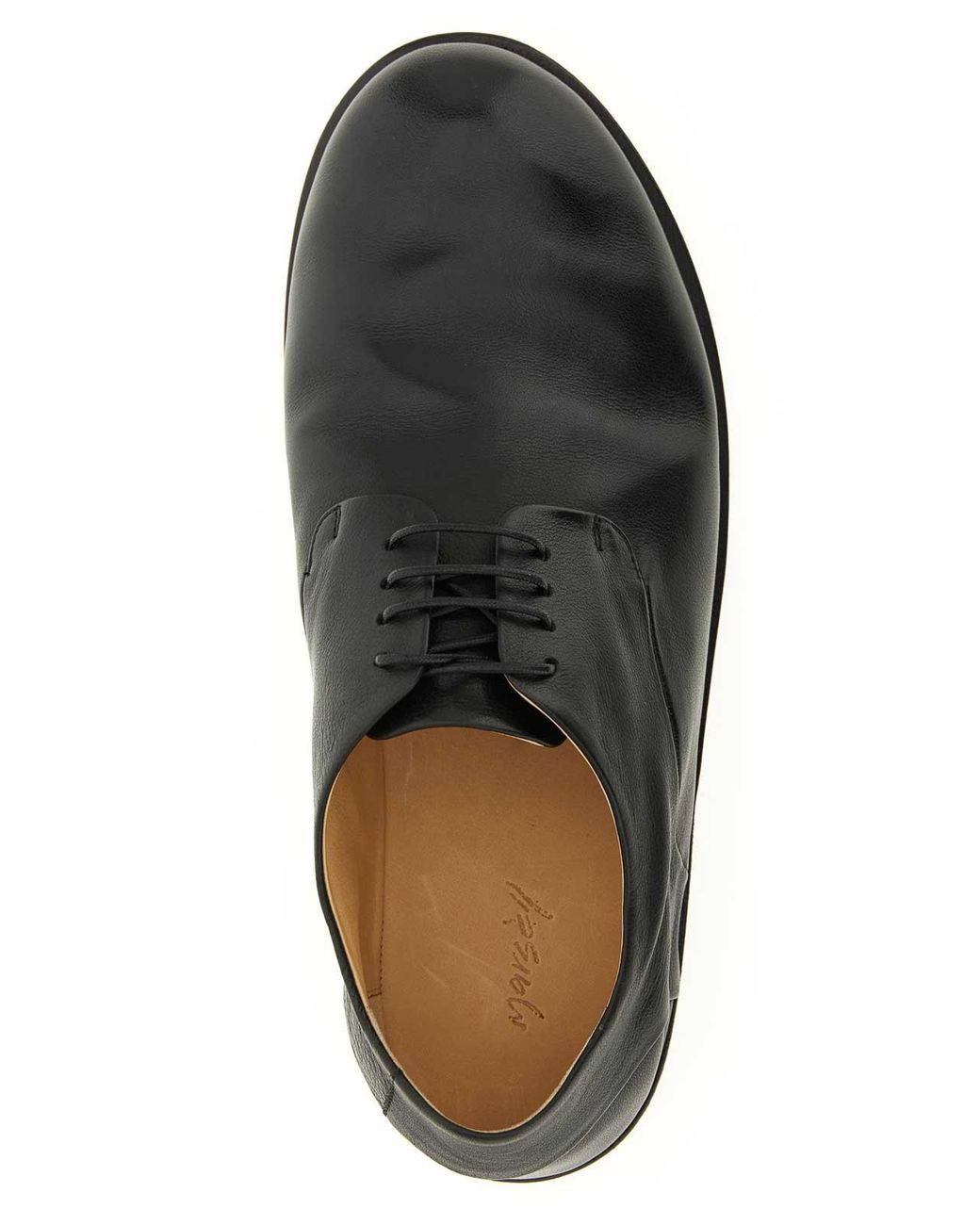 Marsèll Black Stucco Derby Shoes for men
