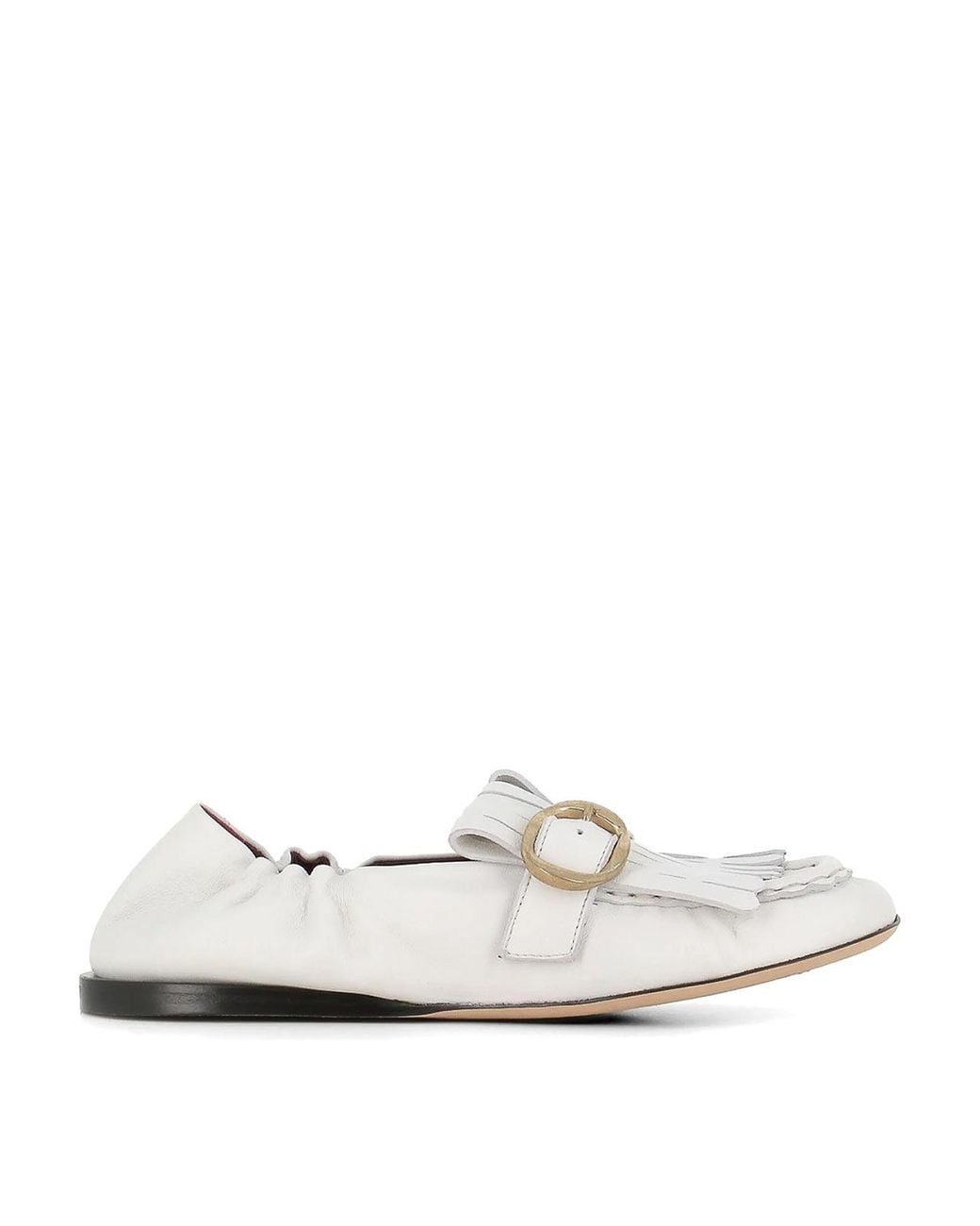 Paul Smith White Chanay Ballerina Moccasin