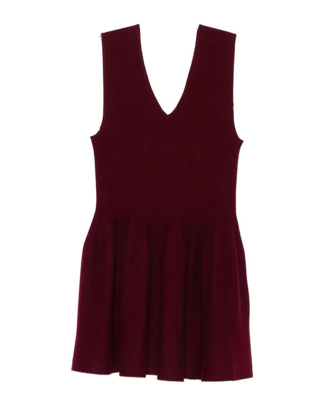 Lisa Yang Red Knit Mini Dress