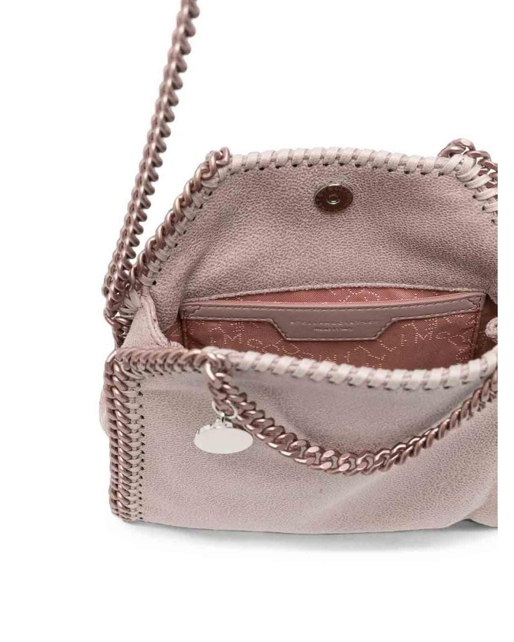 Stella McCartney Pink Falabella Tiny Crossbody Bag