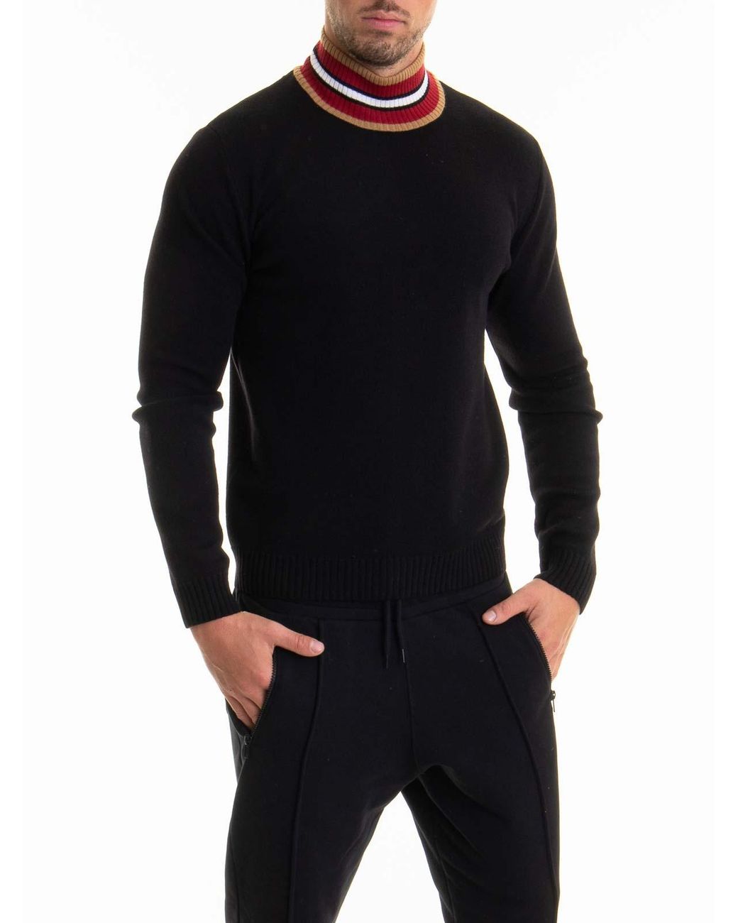Moschino Black Sweater for men