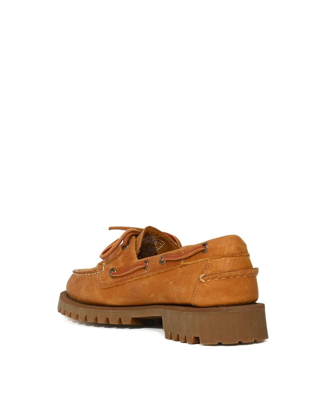 Sebago Brown Docksied Ranger Muddy Moccasins for men