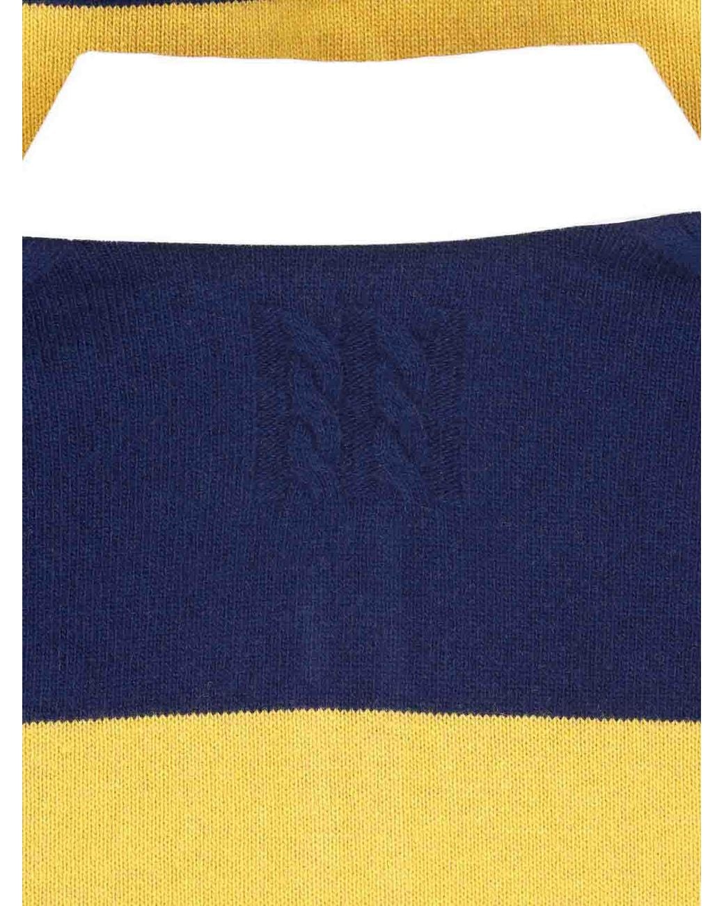 Nili Lotan Blue Rugby Sweater