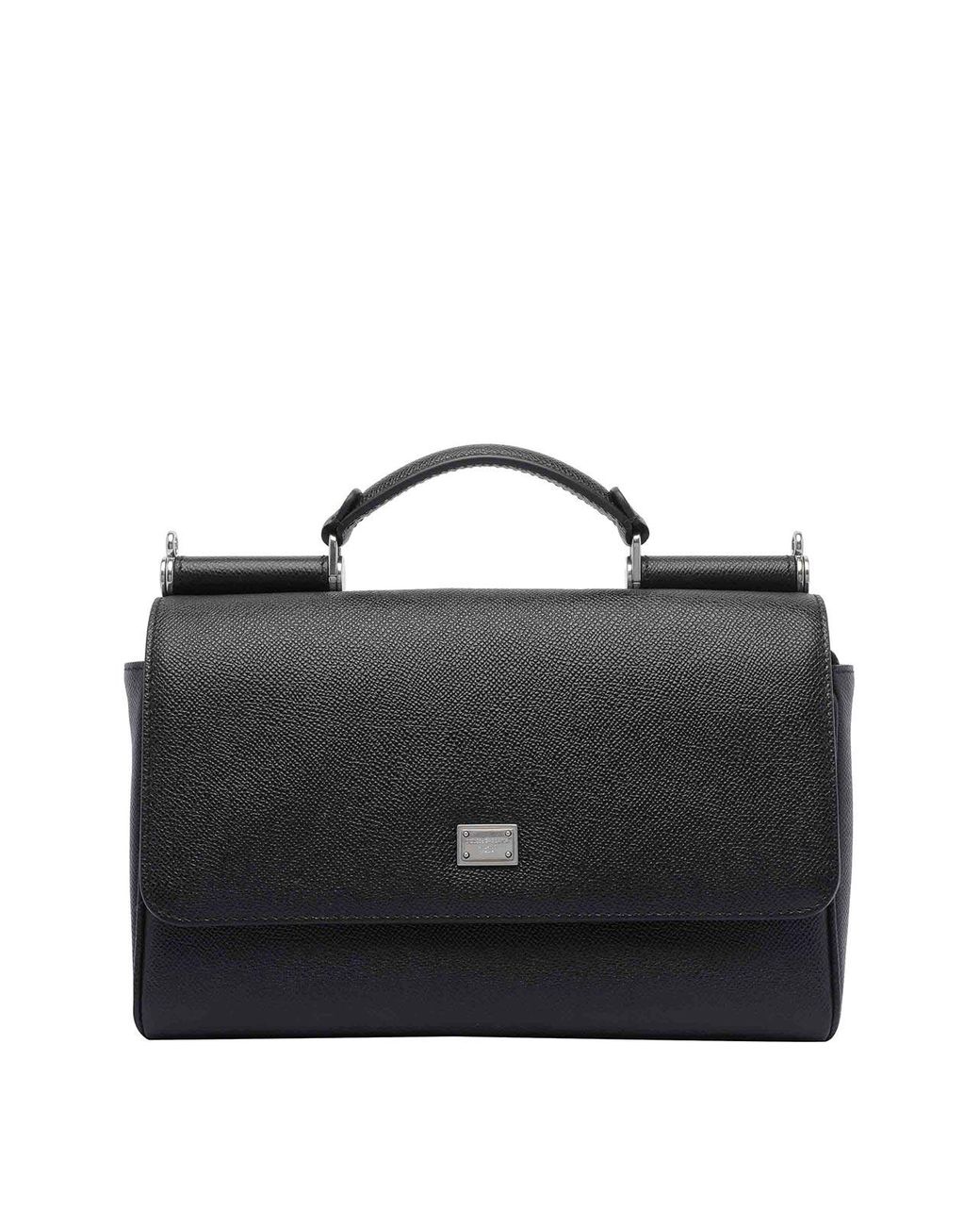Dolce & Gabbana Black Sicily Handbag for men