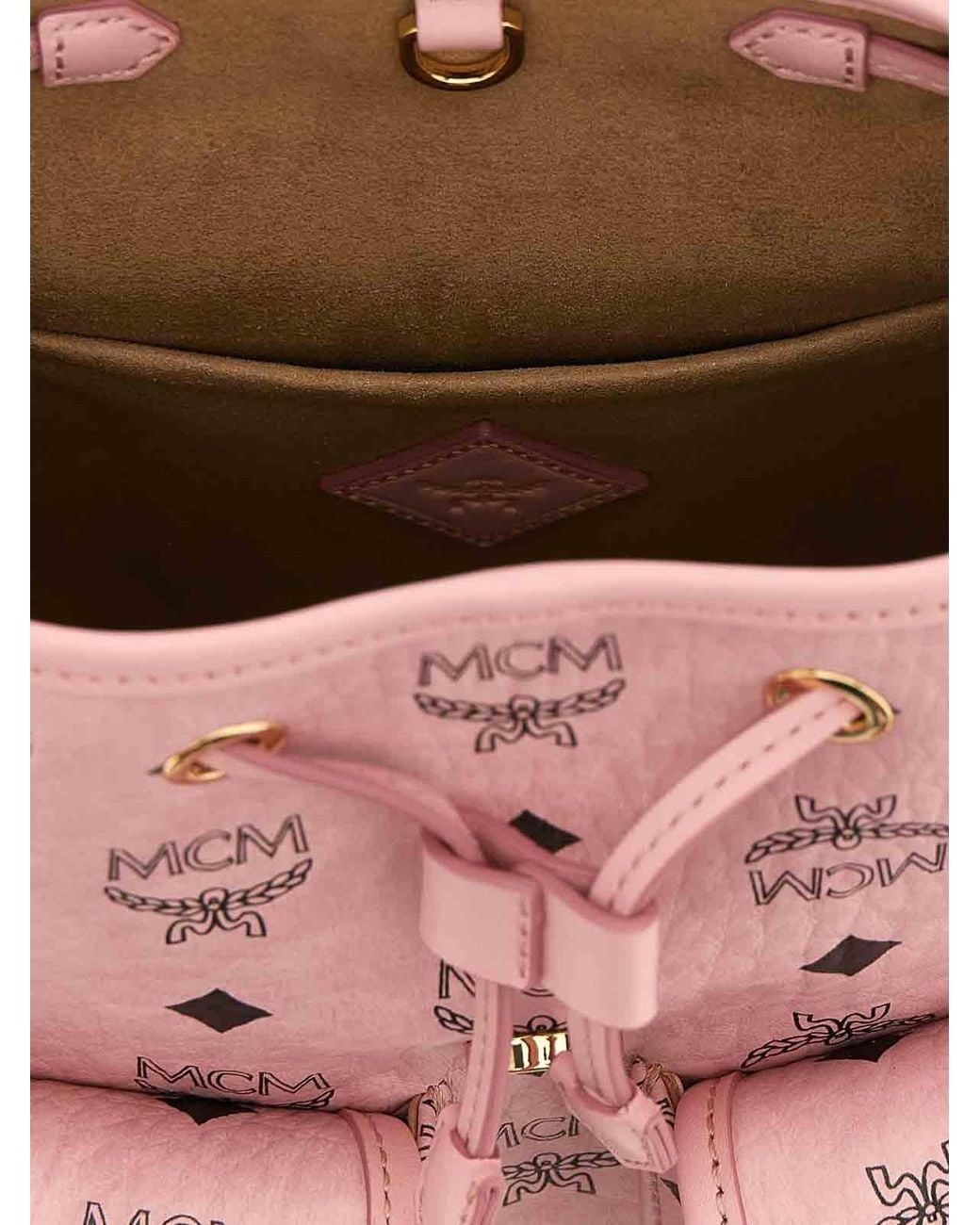 MCM Pink Mini Backpack