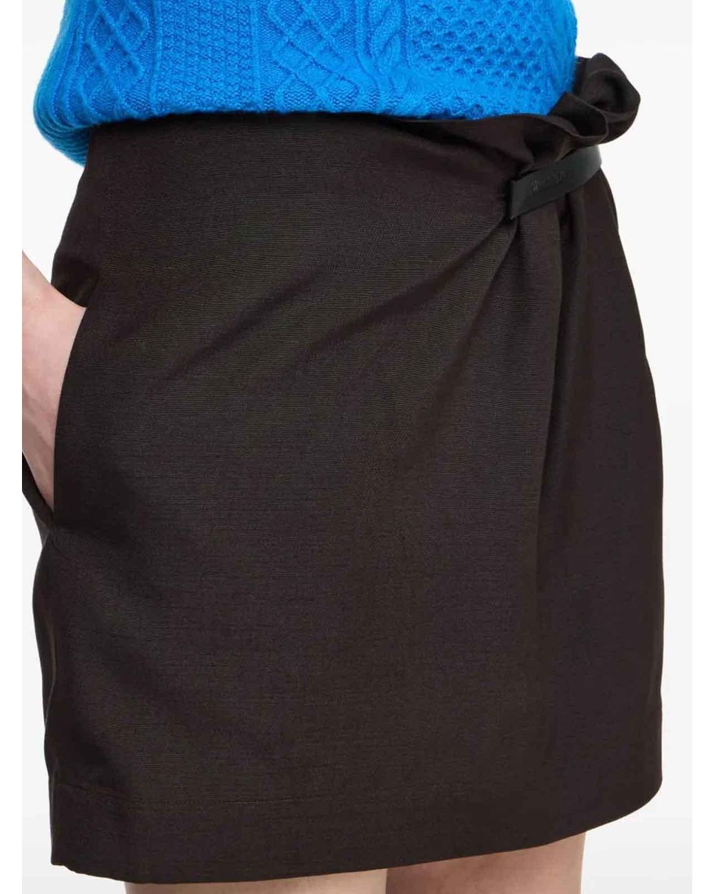 J.W. Anderson Brown Skirt With Logo