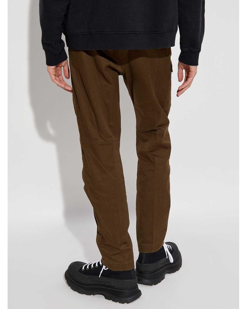 DSquared² Brown Sexy Cargo Pants for men